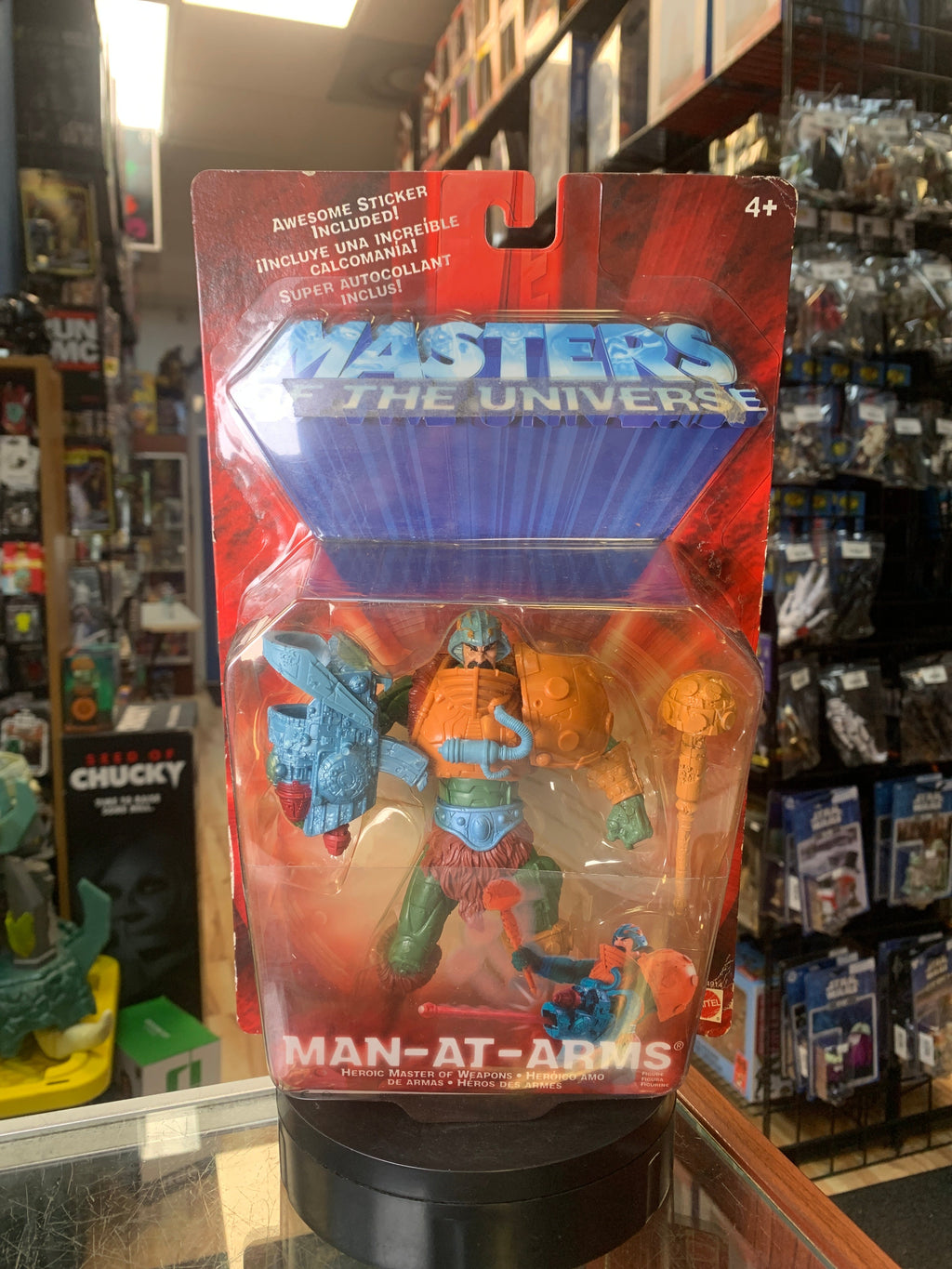 Man At Arms (MOTU 200X, Mattel) **COMPLETE** product image 1, provided for visual reference and product detail review