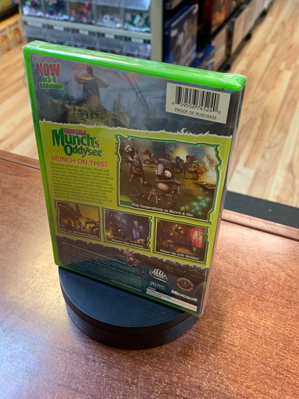 Oddworld Munch's Oddysee (Microsoft XBOX, Video Games) ** SEALED** product image 6, provided for visual reference and