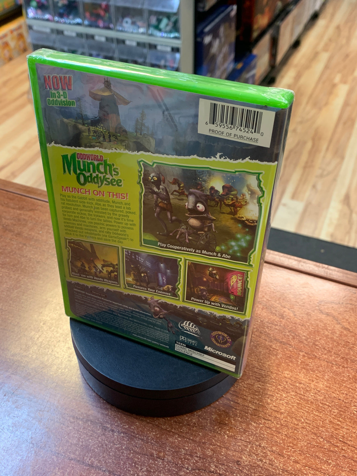 Oddworld Munch's Oddysee (Microsoft XBOX, Video Games) ** SEALED** product image 6, provided for visual reference and