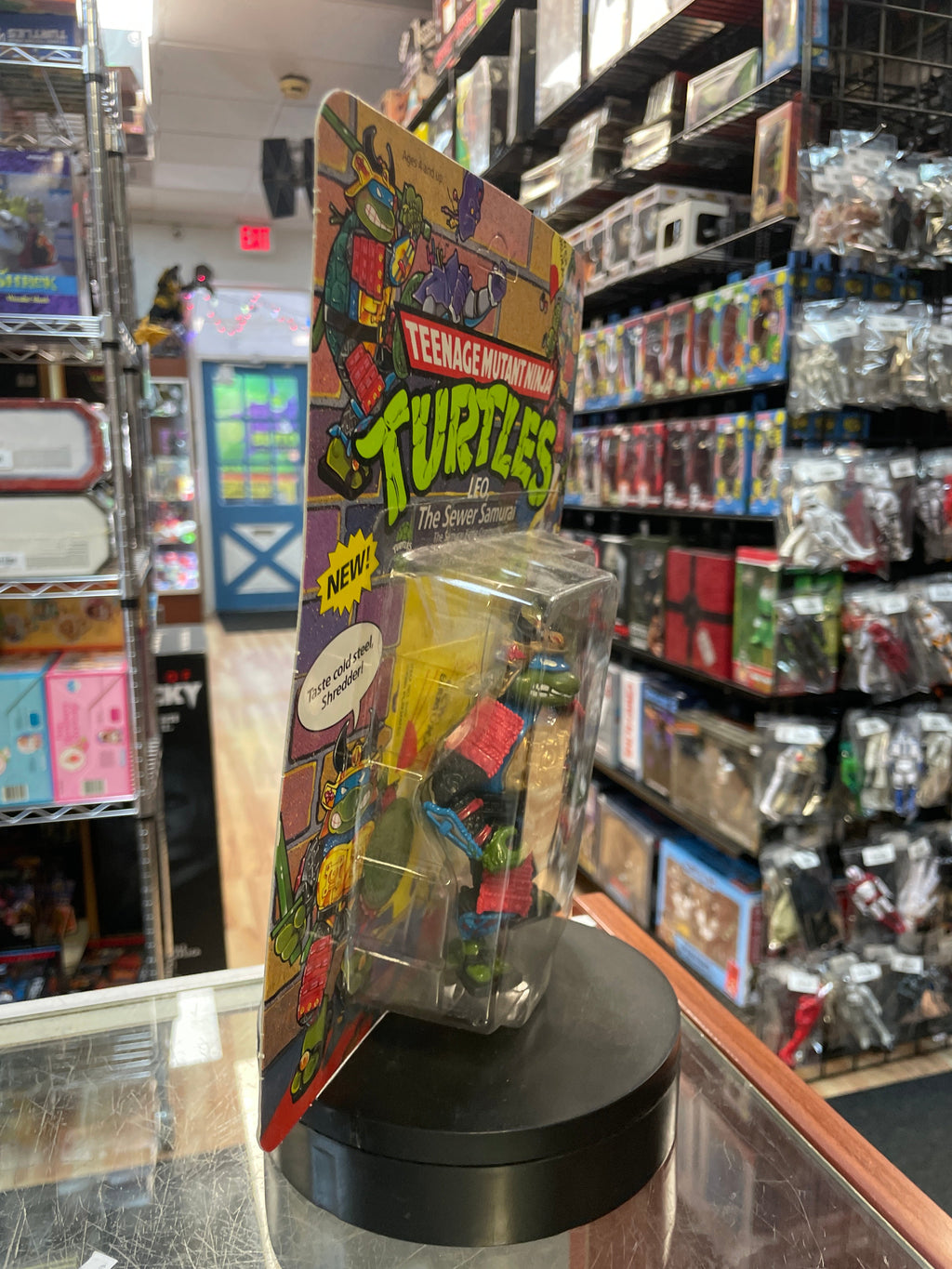 Sewer Samurai Leonardo (Vintage TMNT Ninja Turtles, Playmates) **SEALED** product image 2, provided for visual reference and