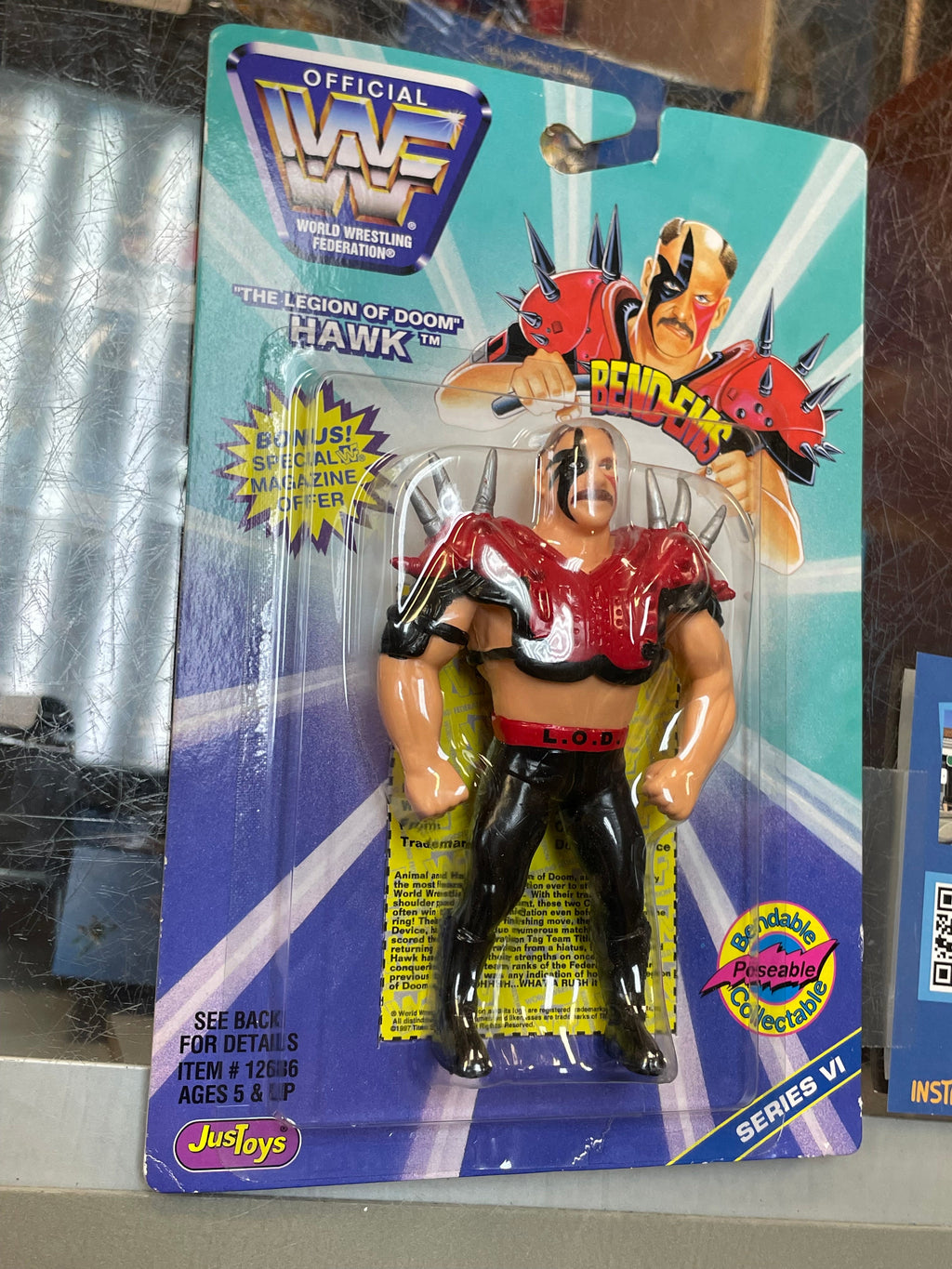 Legion Of Doom (Vintage WWF, JusToys) **SEALED** product image 4, provided for visual reference and product detail review