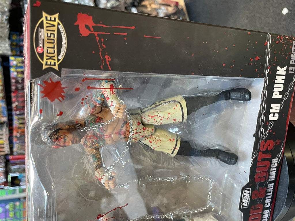 Blood & Guts: CM Punk & MJF (AEW Unmatched Collection, Jazwares) **SEALED** product image 2, provided for visual reference