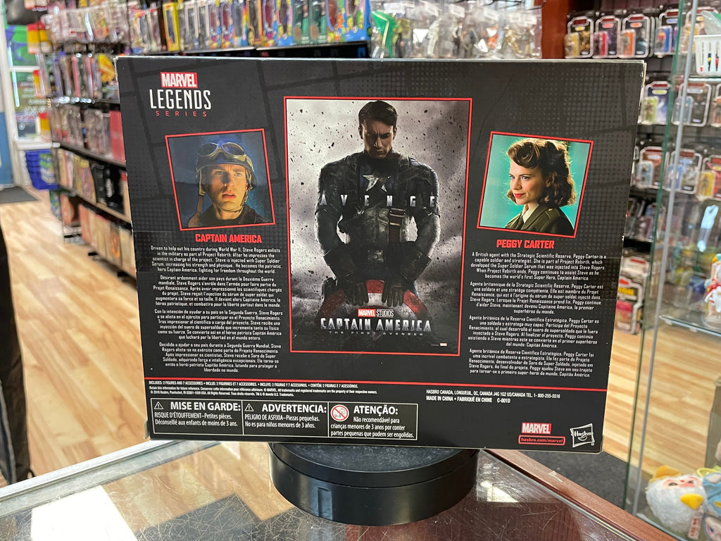 Captain America & Peggy Carter (Marvel Legends, Hasbro) product image 3, provided for visual reference and product detail