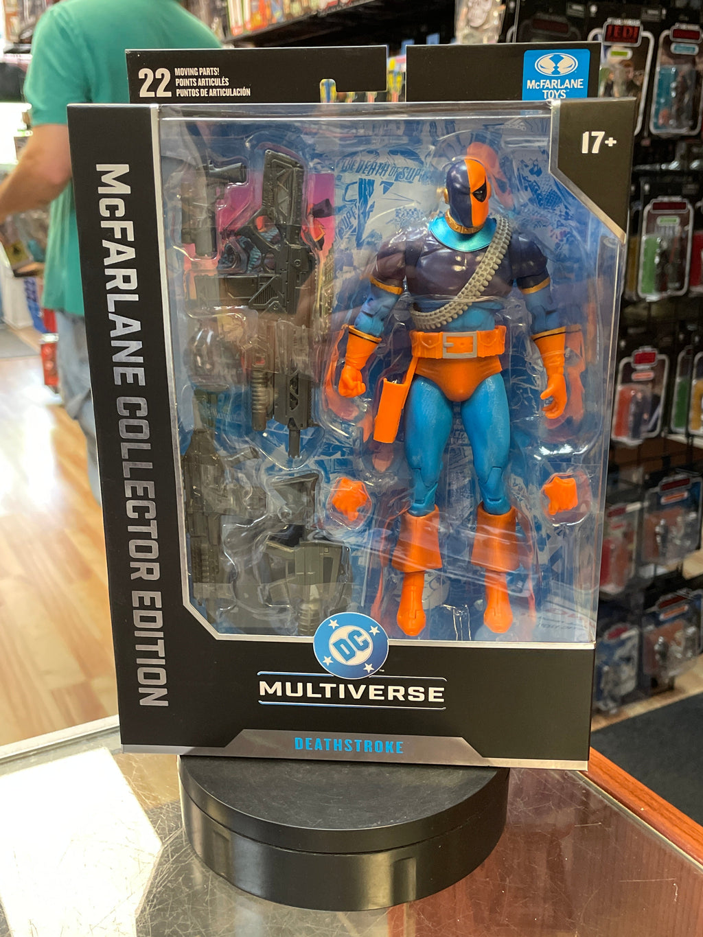 Deathstroke Collector Edition (DC Multiverse, McFarlane) SEALED product image 2, provided for visual reference and product