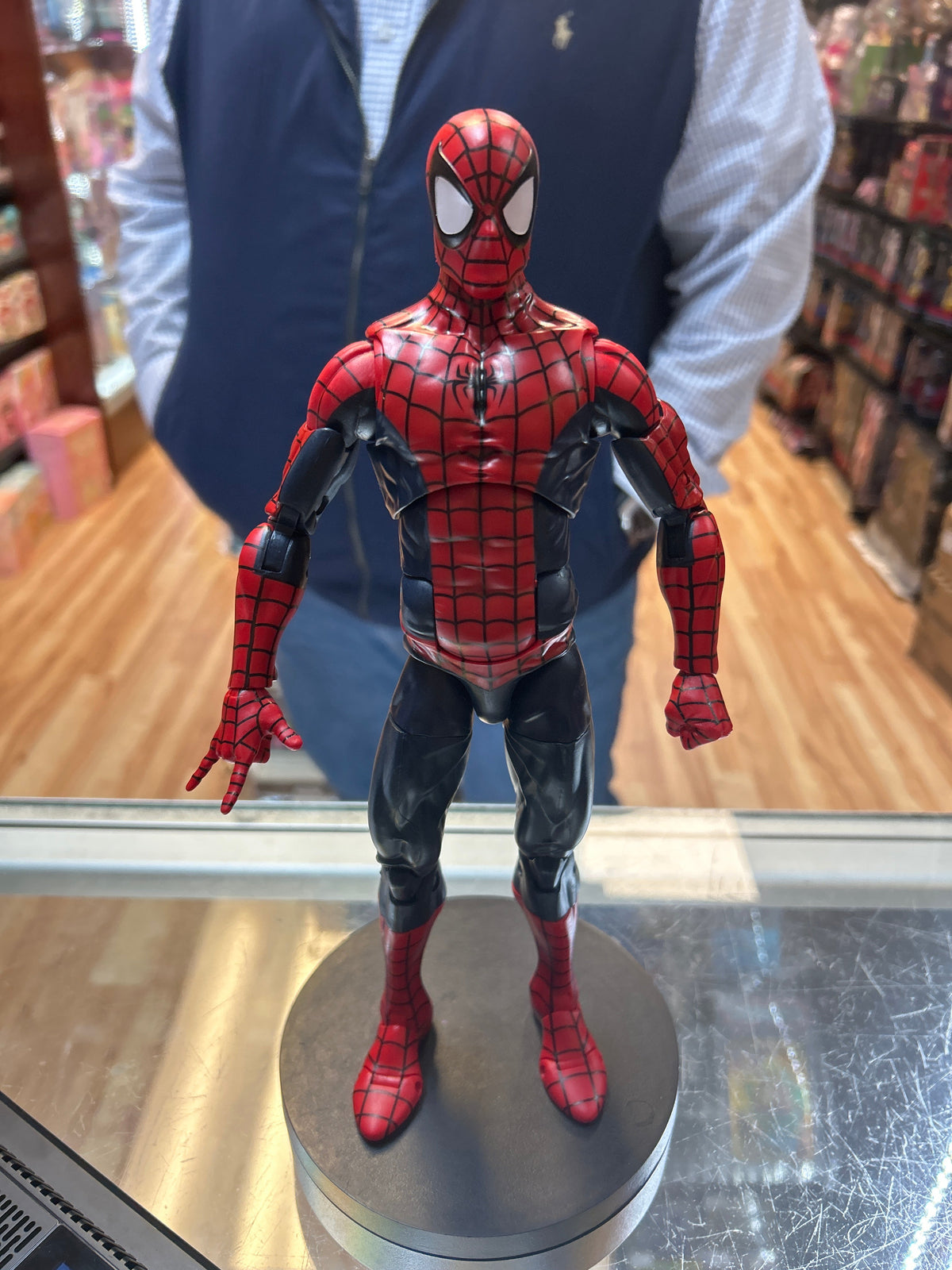 Spiderman -Deluxe 12"- (Marvel Legends, Hasbro) **COMPLETE** product image 3, provided for visual reference and product