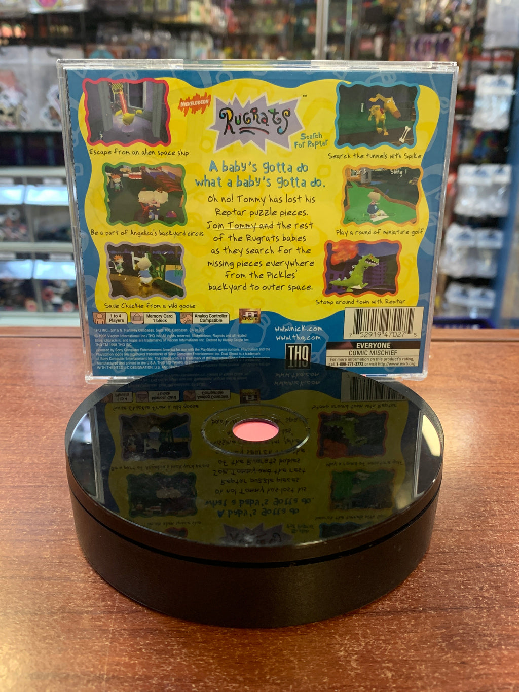 Rugrats (PS1 Playstation, Nickelodeon, Video Game) **TESTED** product image 2, provided for visual reference and product