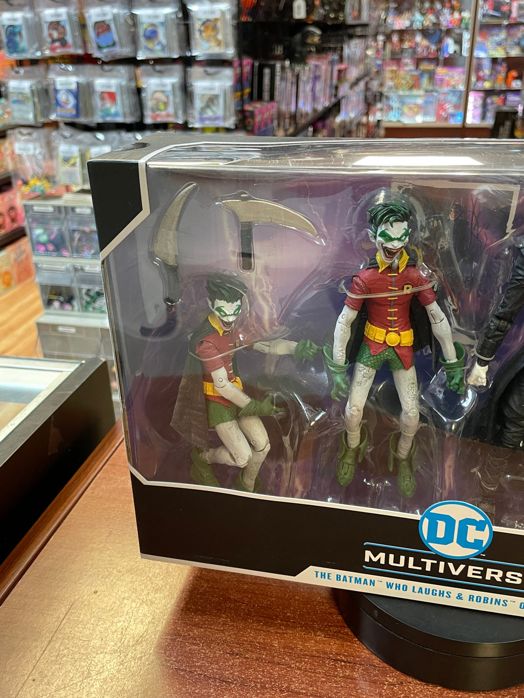 The Batman Who Laughs & Robins of Earth-22 (DC Multiverse, McFarlane Toys) SEALED product image 4, provided for visual