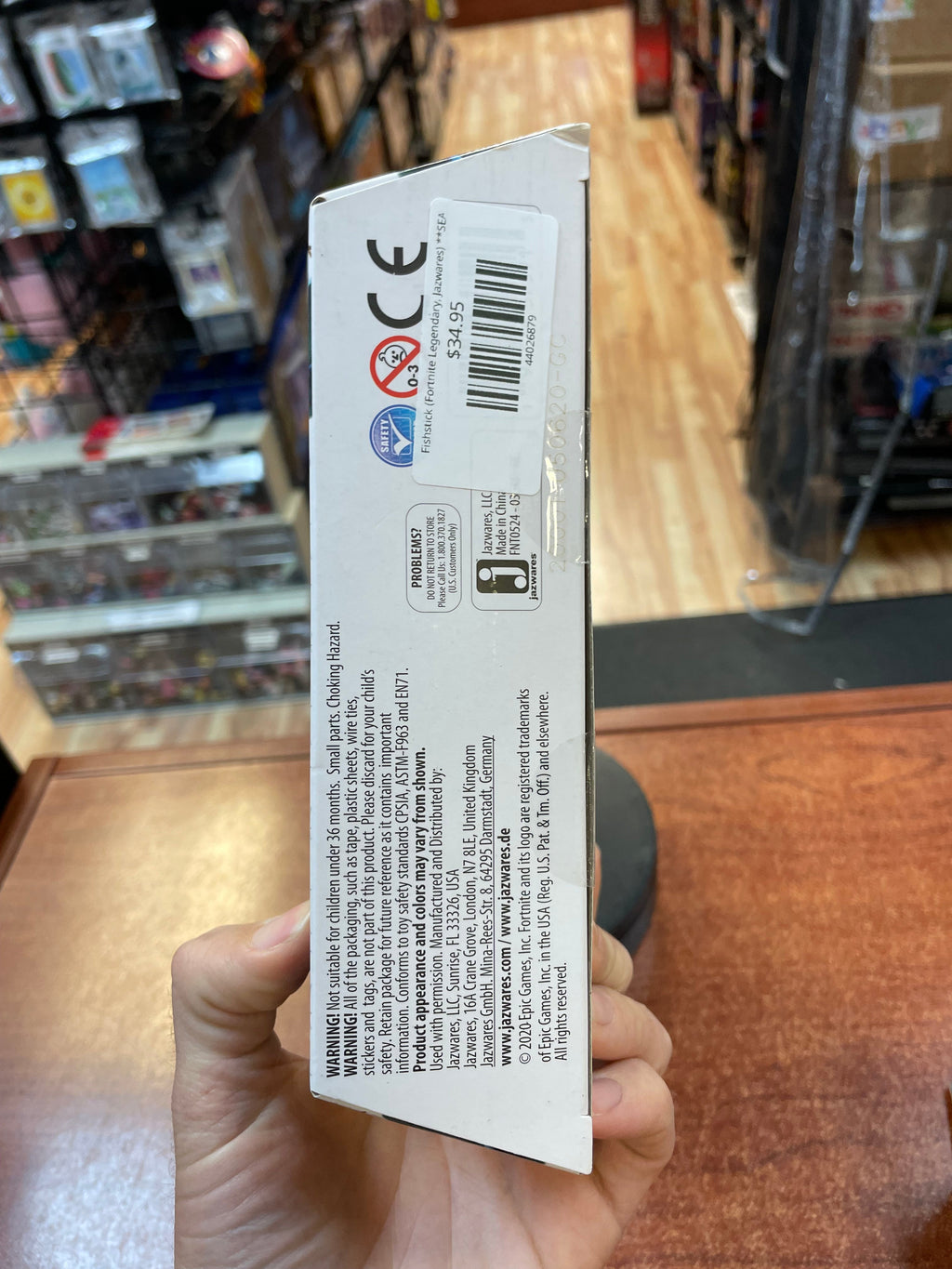 Fishstick (Fortnite Legendary, Jazwares) **SEALED** product image 6, provided for visual reference and product detail review