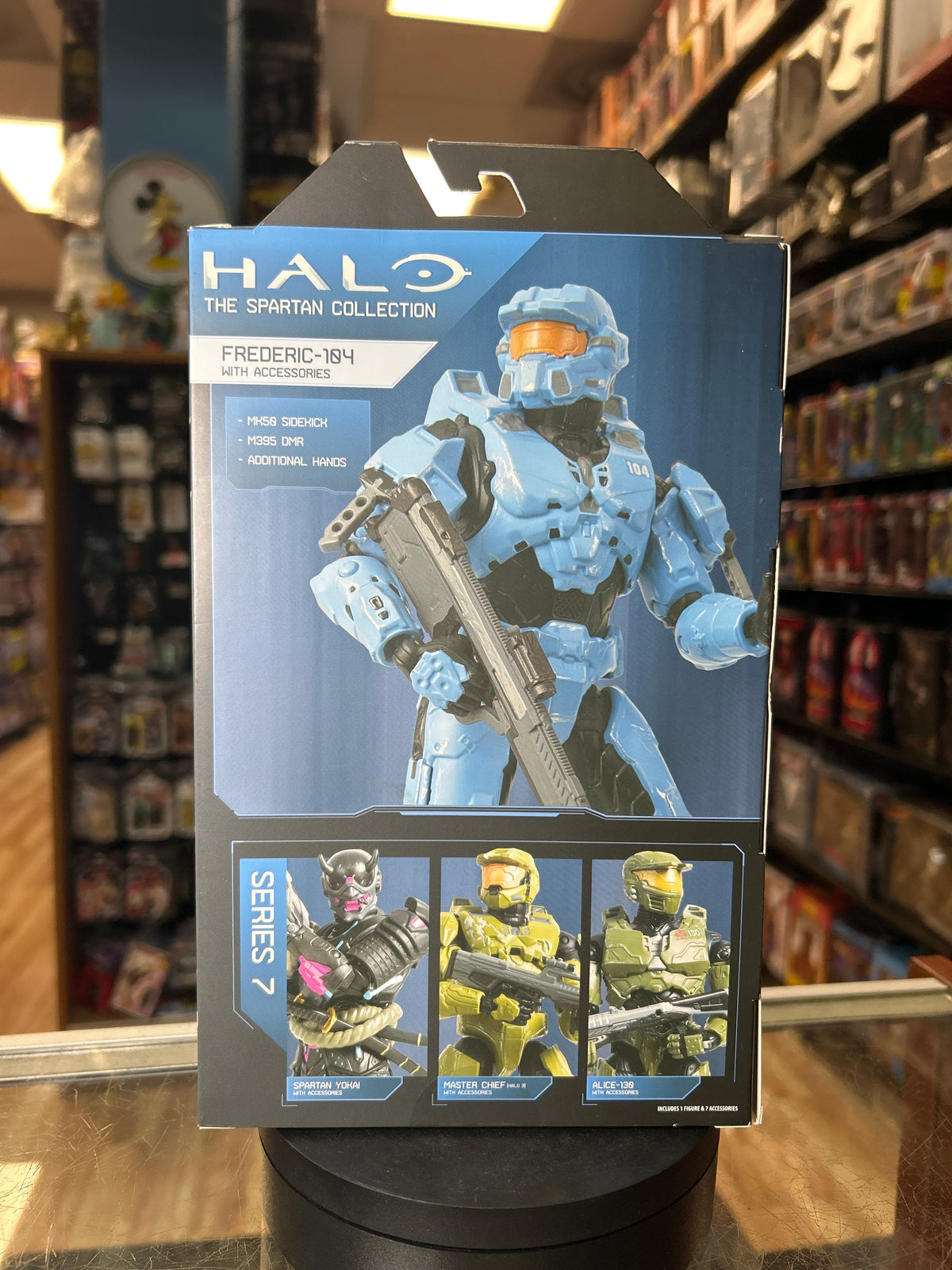 Frederic-104 -Spartan Collection- (Halo, Jazwares) **SEALED** product image 4, provided for visual reference and product