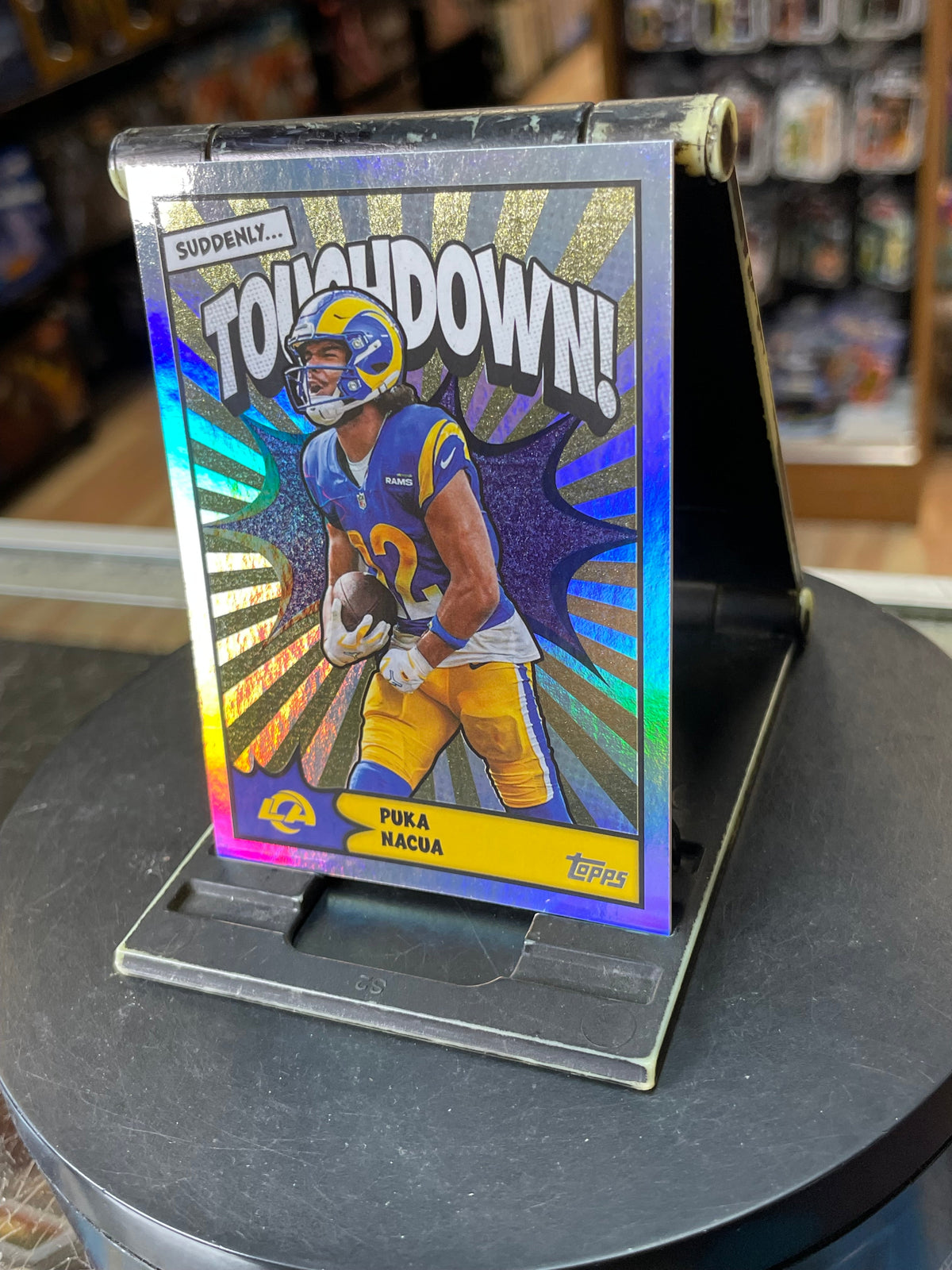Puka Nacua -Suddenly Touchdown- (Topps, NFL Flagship 2026) product image 2, provided for visual reference and product detail
