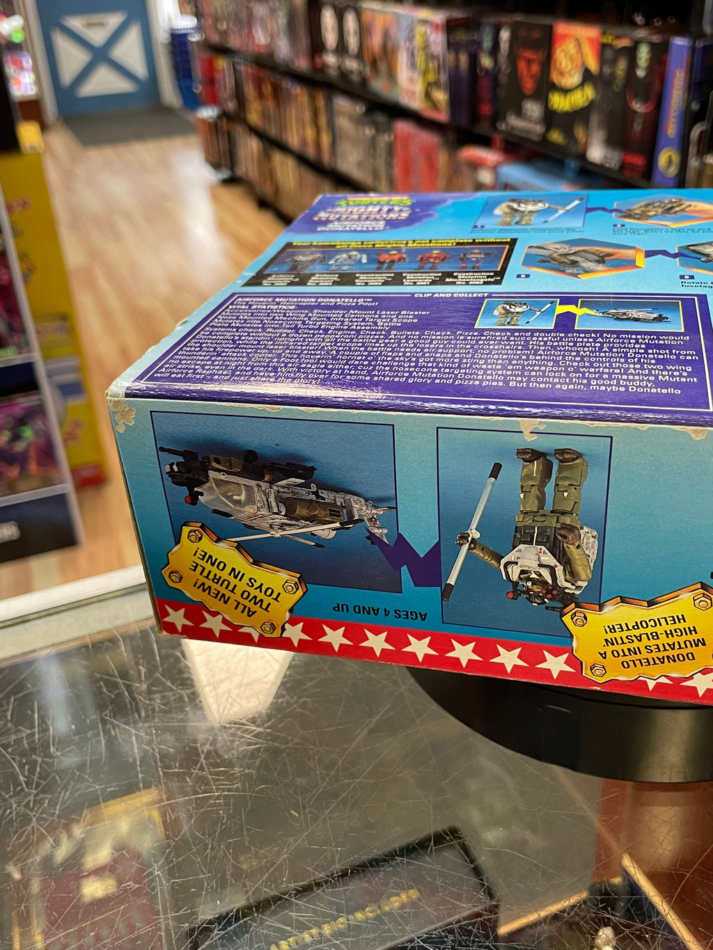 Air Force Mutation Donatello (Vintage Teenage Ninja Turtles Mighty Mutations, TMNT Playmates) SEALED product image 13,