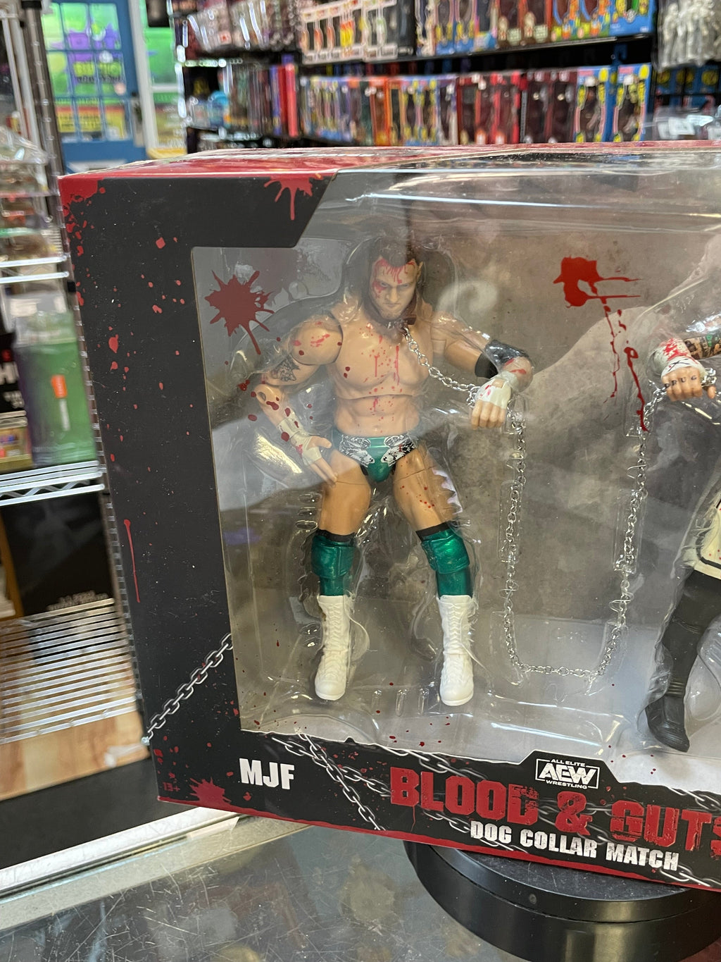 Blood & Guts: CM Punk & MJF (AEW Unmatched Collection, Jazwares) **SEALED** product image 3, provided for visual reference