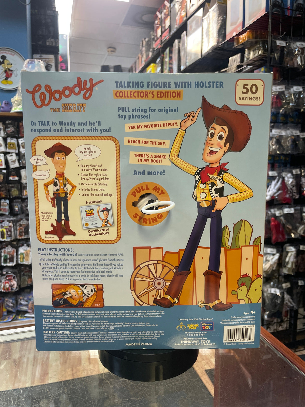 Woody The Sheriff Signature Collection(Disney, Toy Story) **NEW** product image 4, provided for visual reference and product
