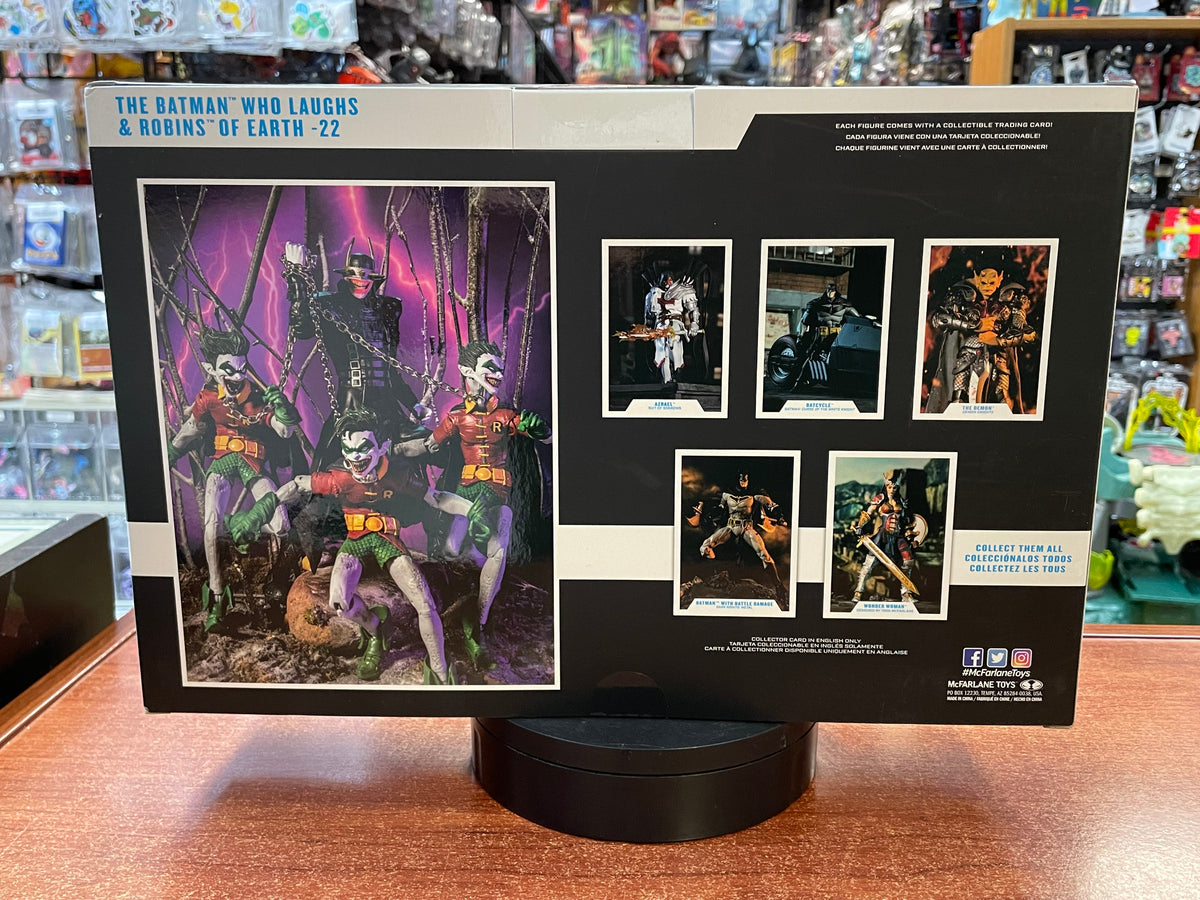 The Batman Who Laughs & Robins of Earth-22 (DC Multiverse, McFarlane Toys) SEALED product image 7, provided for visual