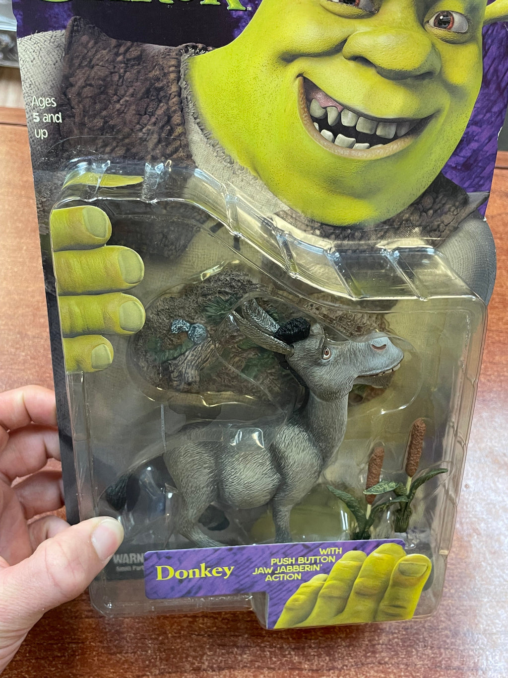 Jaw Jabberin Donkey (Vintage Shrek, McFarlane Toys) **SEALED** product image 9, provided for visual reference and product