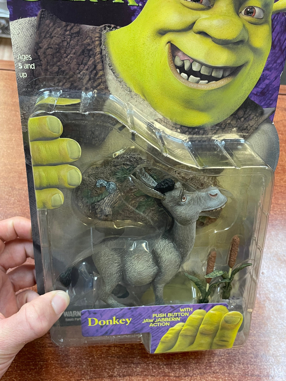Jaw Jabberin Donkey (Vintage Shrek, McFarlane Toys) **SEALED** product image 9, provided for visual reference and product