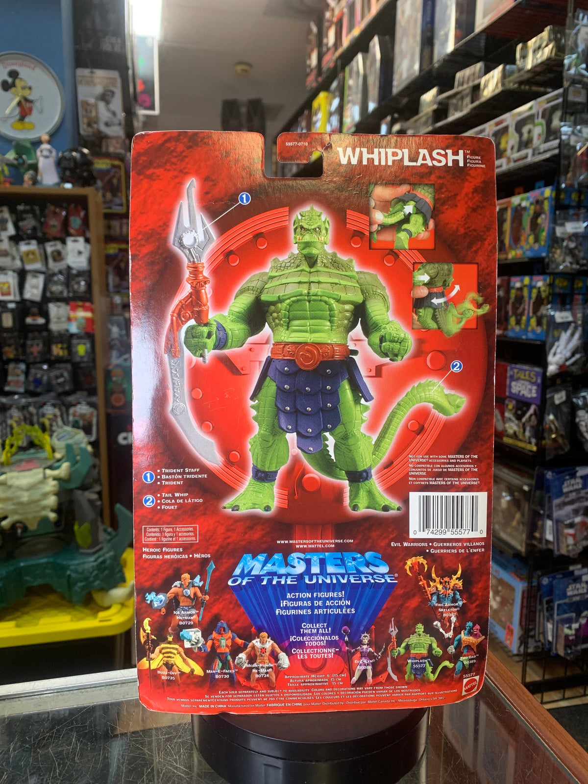 Whiplash (Masters Of The Universe 200X, Mattel) **SEALED** product image 4, provided for visual reference and product detail