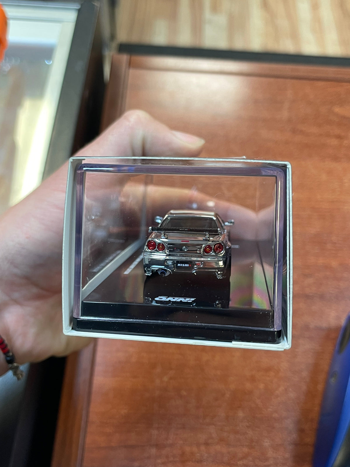 Nissan Skyline GT-R NISMO Chrome (Inno64, Diecast ) **EXCLUSIVE** product image 4, provided for visual reference and product