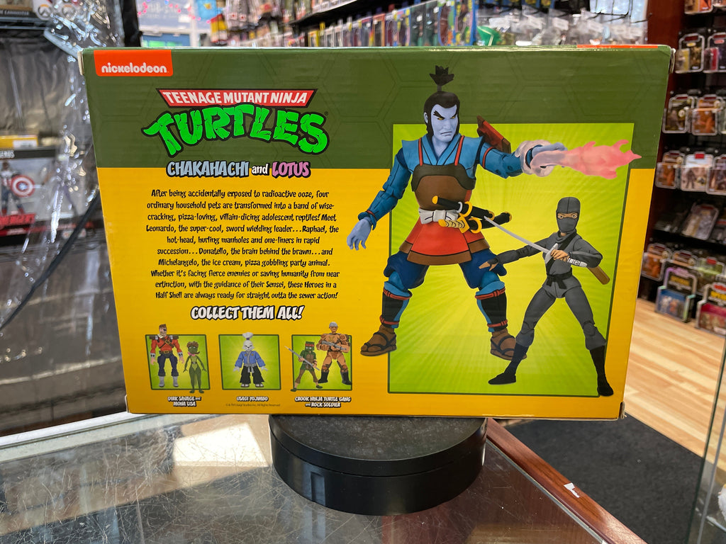 Chakahachi & Lotus (NECA, TMNT Ninja Turtles) *SEALED* product image 2, provided for visual reference and product detail