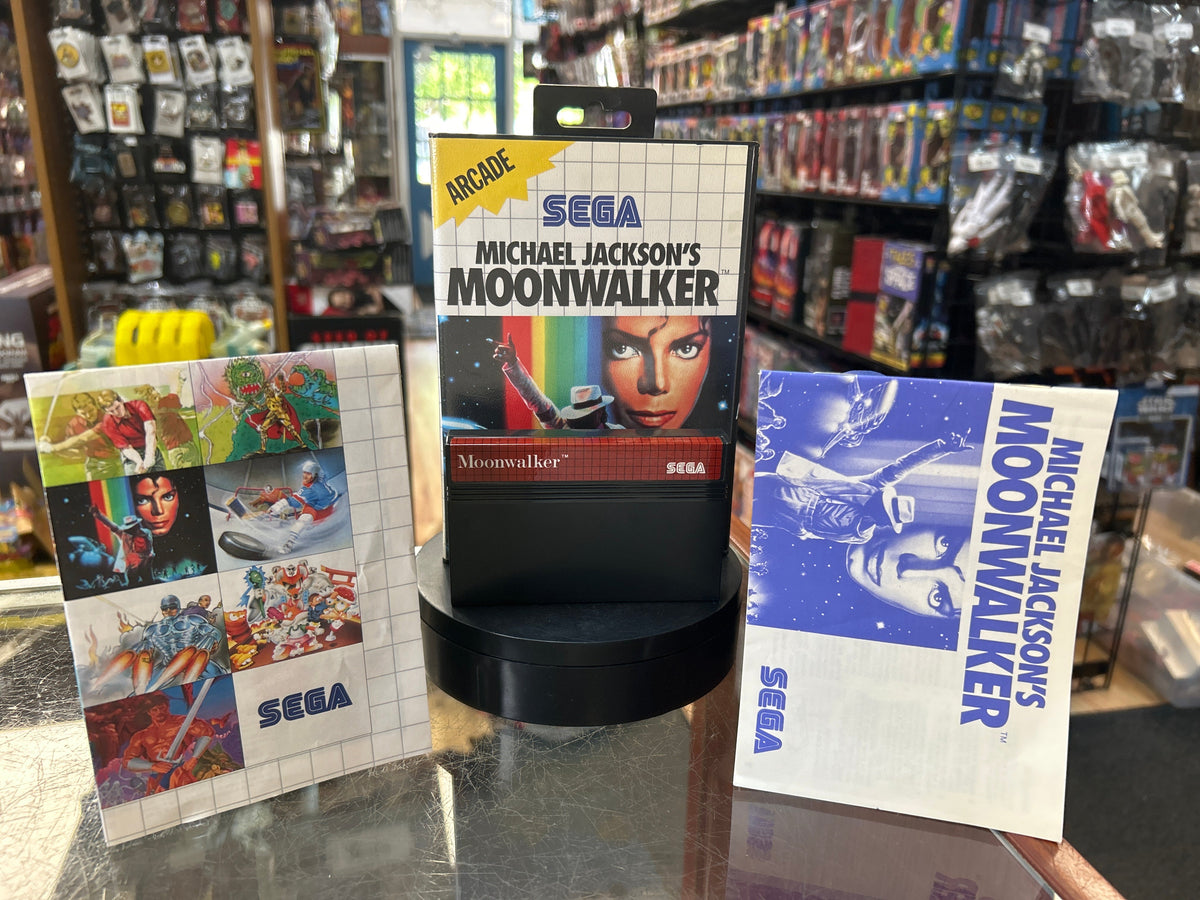 Michael Jackson MoonWalker 0827 (SEGA Master System SMS, Video Games) **COMPLETE** product image 1, provided for visual