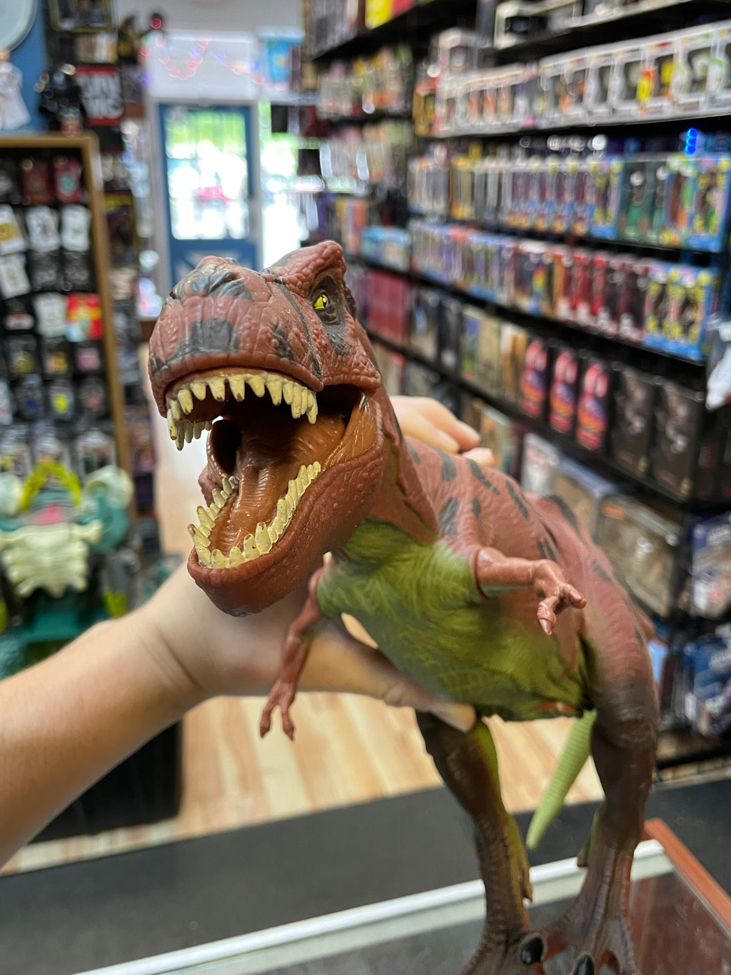 Red Tyrannosaurus Rex JP09 (Vintage Jurassic Park, Kenner) **Untested** product image 14, provided for visual reference and
