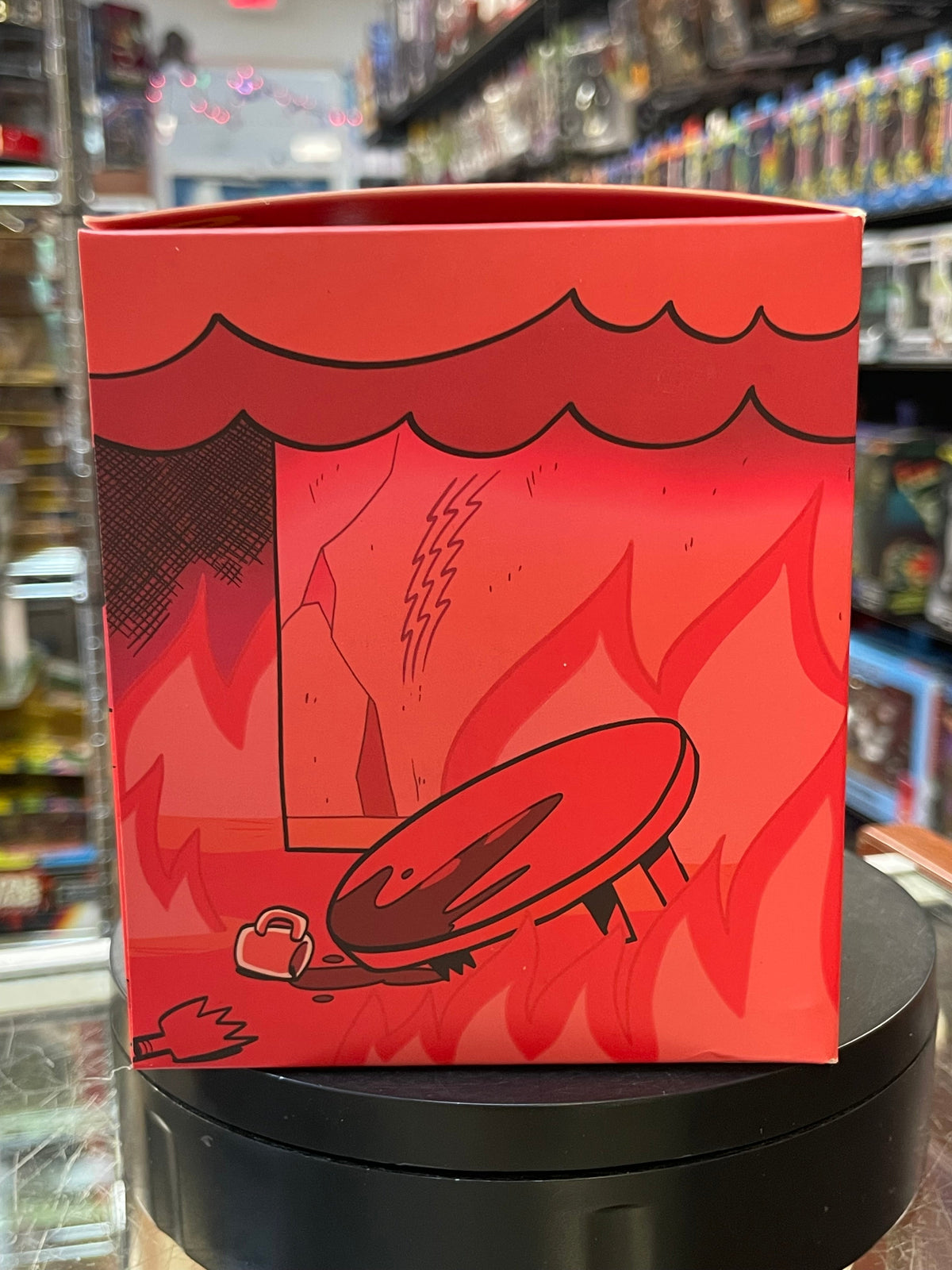 This is Fine Red GITD (Dumpster Fire, 100% Soft) NEW product image 7, provided for visual reference and product detail review