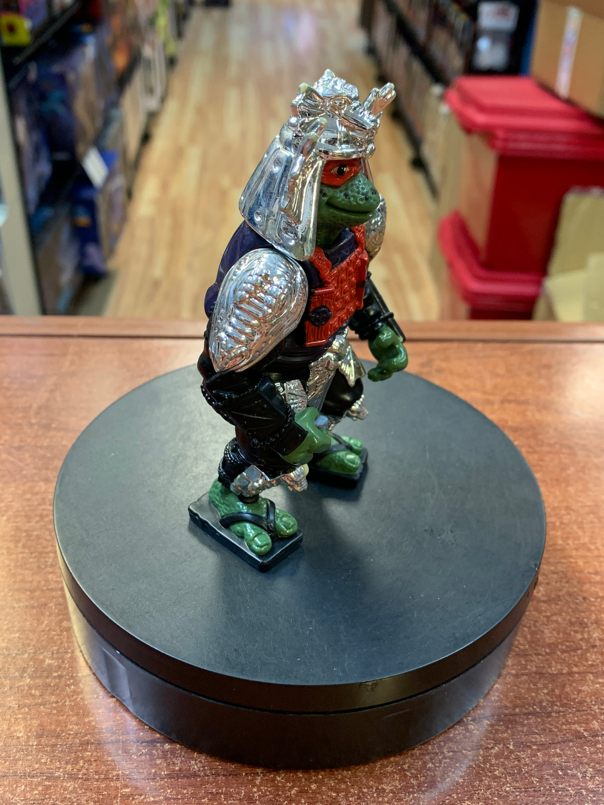 Silver Shogun Raphael (Vintage TMNT Ninja Turtles, Playmates) **LOOSE** product image 4, provided for visual reference and