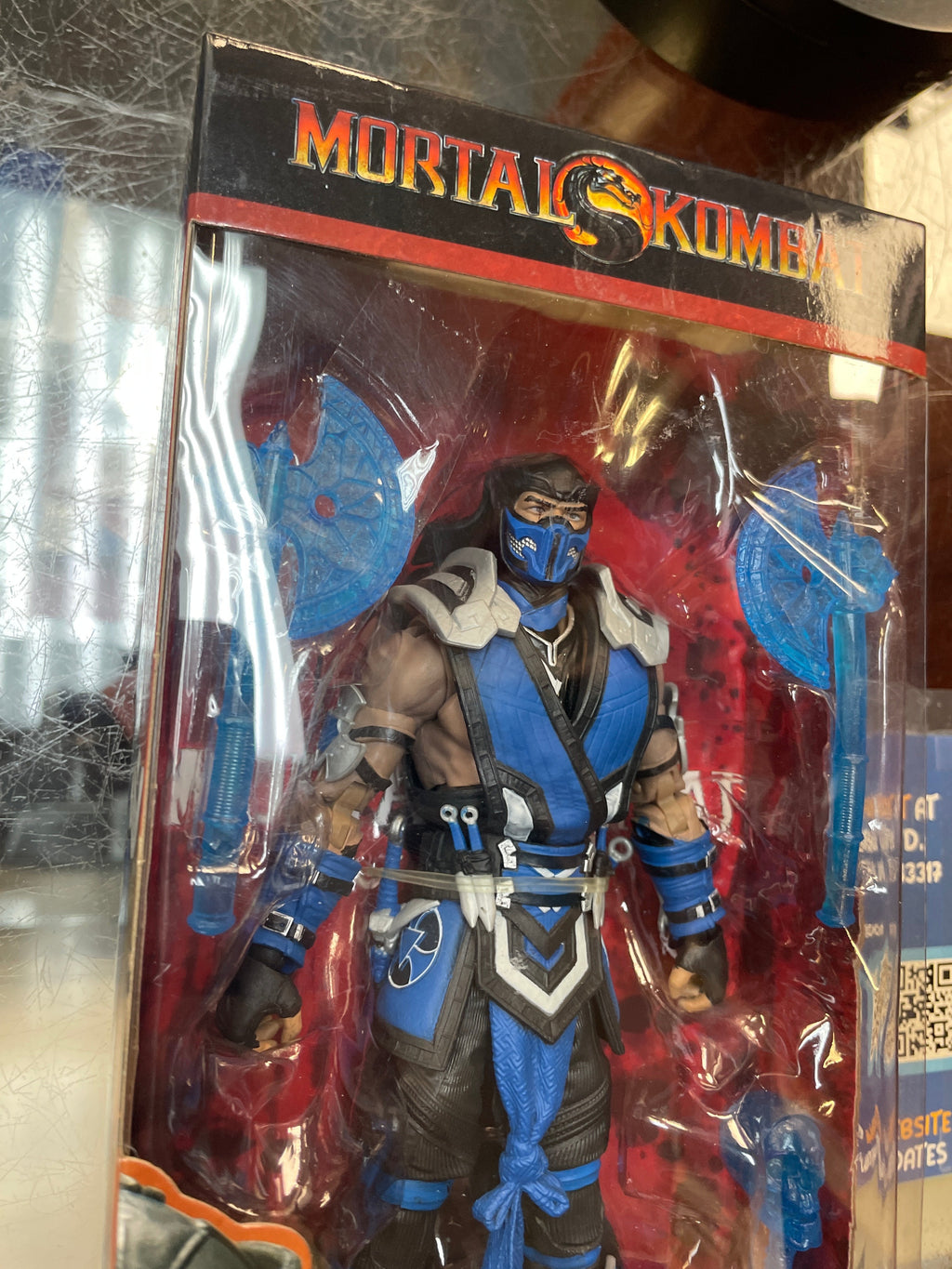 Sub-Zero (Mortal Kombat, McFarlane Toys) **SEALED** product image 4, provided for visual reference and product detail review