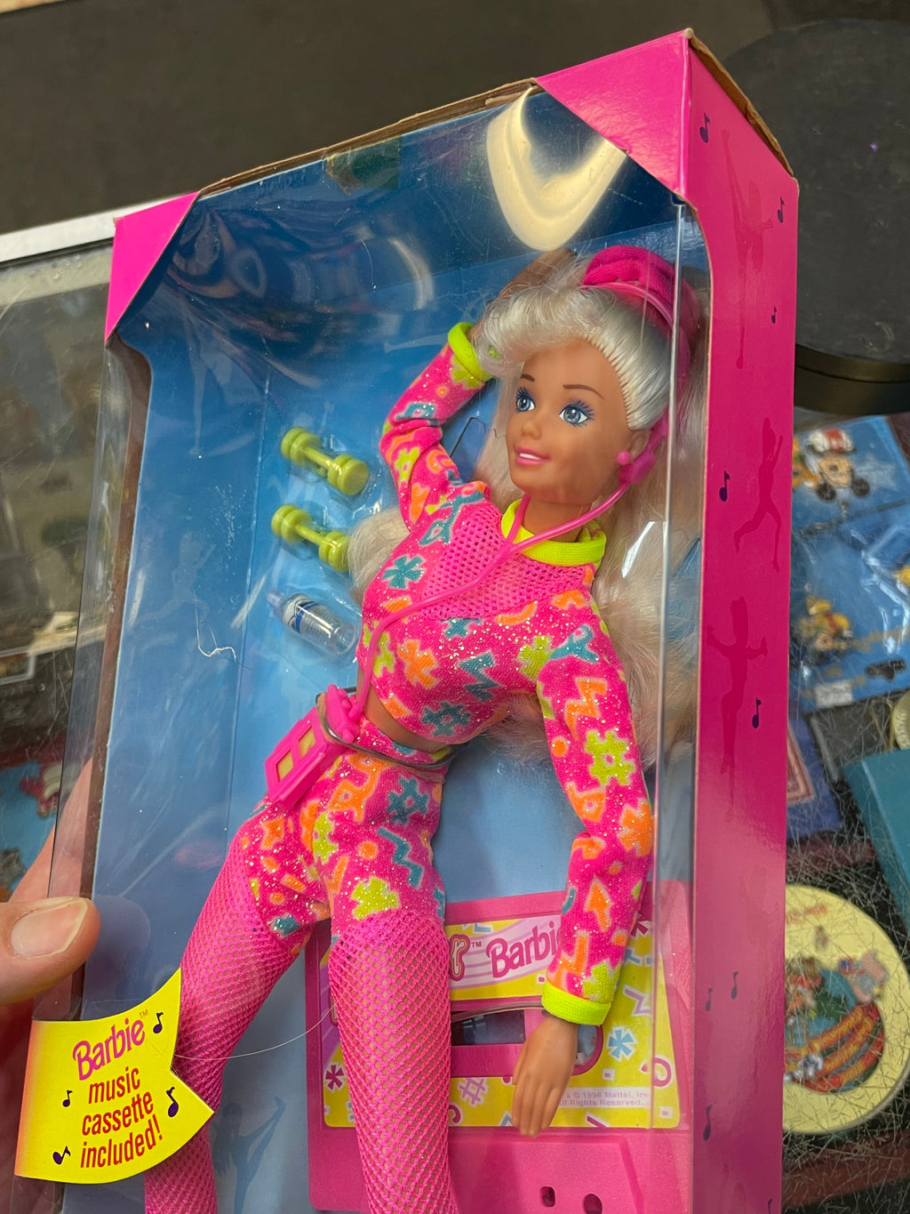 Working Out Barbie #17317 (Vintage Barbie, Mattel) **SEALED** product image 8, provided for visual reference and product
