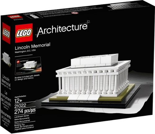 21022 Lincoln Memorial (Retired) (New Sealed) product image 1, provided for visual reference and product detail review