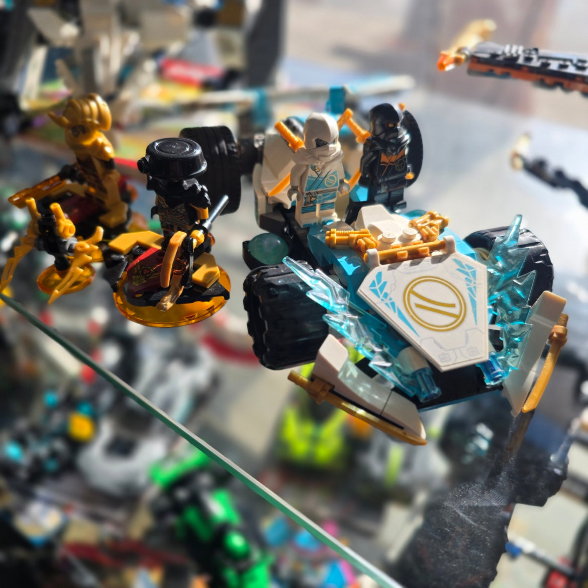 71791 Zane’s Dragon Power Spinjitzu Race Car (Retired) (Previously Owned) product image 1, provided for visual reference and