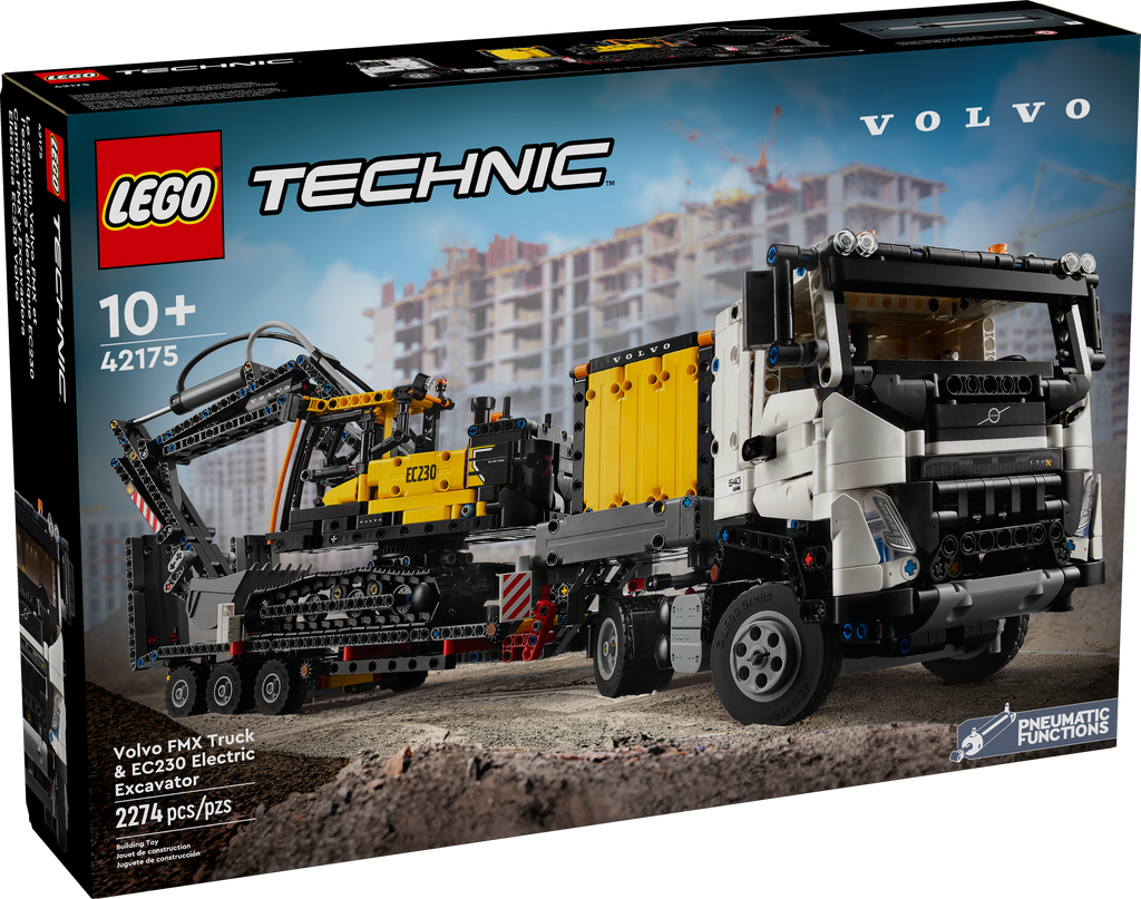 42175 LEGO Technic: Volvo FMX Truck & EC230 Electric Excavator product image 3, provided for visual reference and product