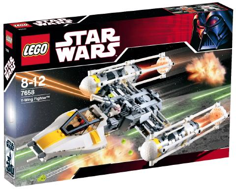 7658 LEGO Star Wars Y-Wing Fighter (Retired) (Certified Complete) product image 1, provided for visual reference and product