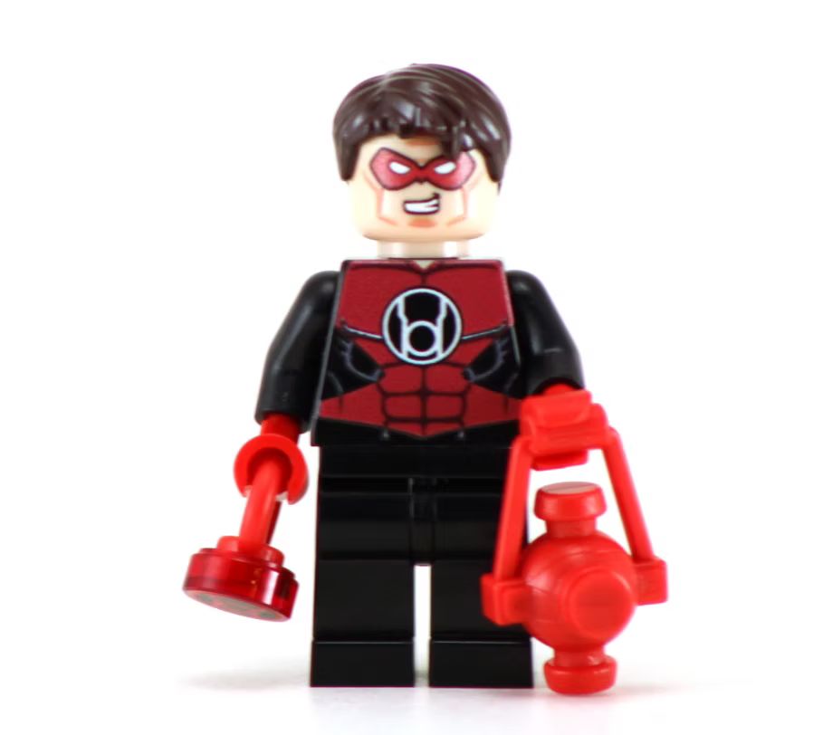 Hal Jordan Red Lantern Custom Minifig Big Kid Brix