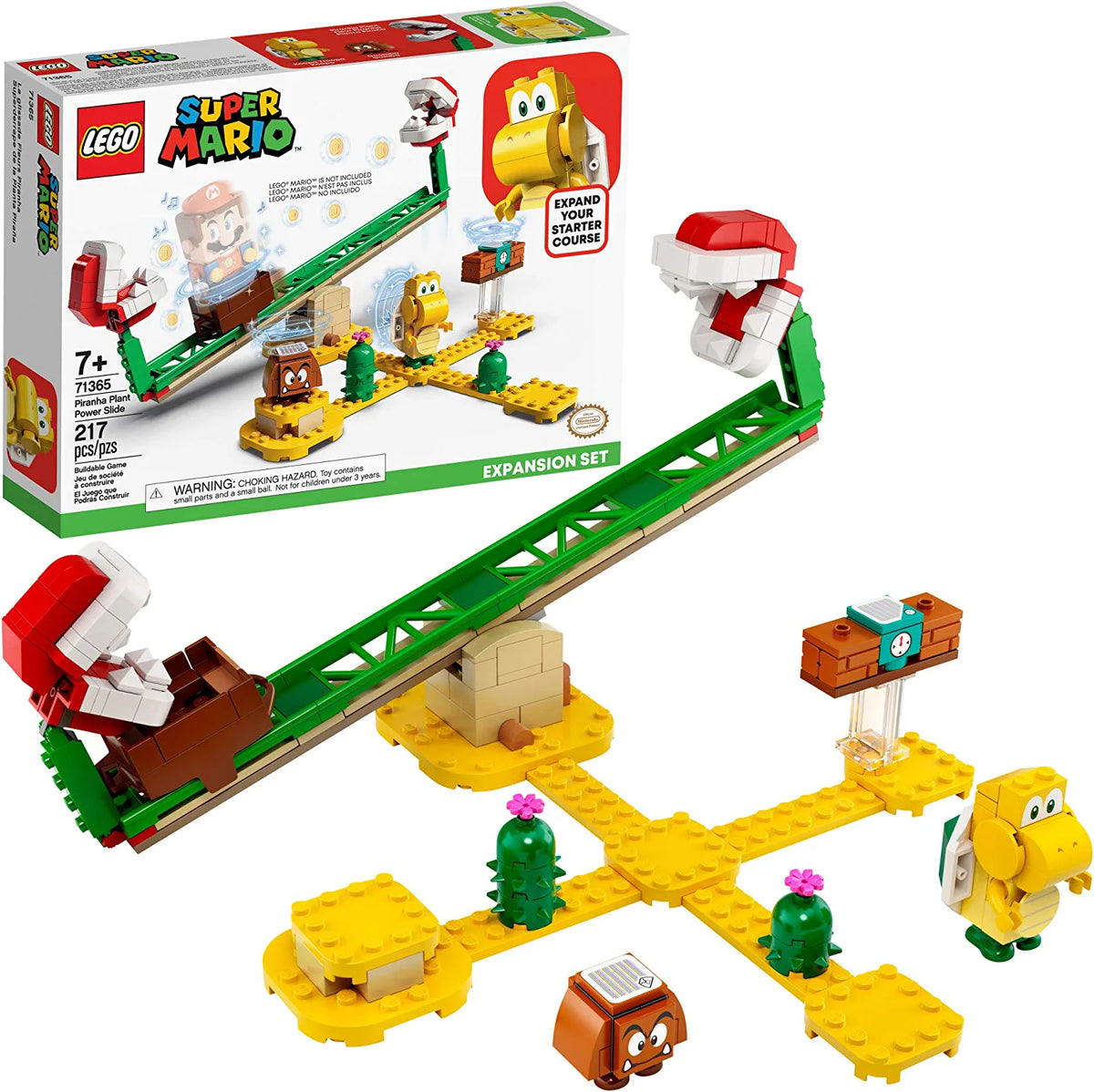 71365 Super Mario Piranha Plant Power Slide Expansion (Retired) (New Sealed) product image 1, provided for visual reference