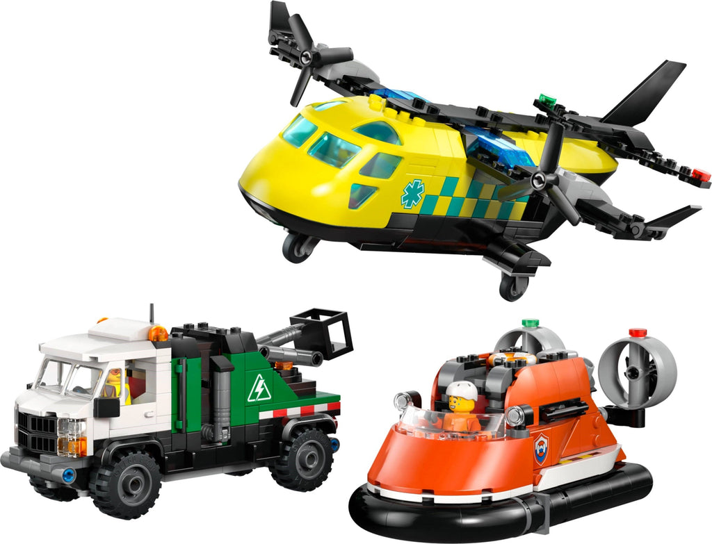 60505 Airplane, Service Truck & Hovercraft Remix product image 2, provided for visual reference and product detail review