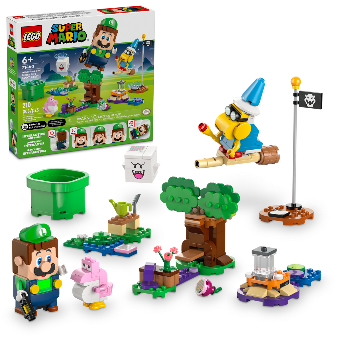 71440 LEGO Super Mario: Adventures with Interactive LEGO Luigi product image 2, provided for visual reference and product