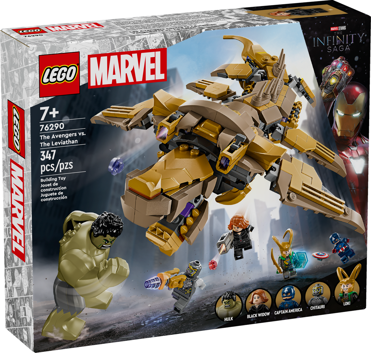 76290 LEGO Marvel: The Avengers vs. The Leviathan product image 3, provided for visual reference and product detail review