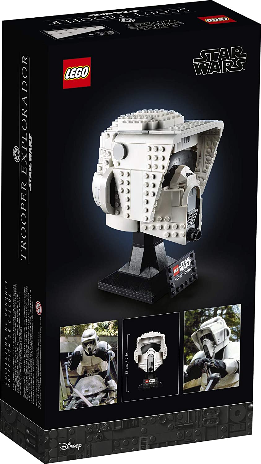 75305 LEGO Star Wars: Scout Trooper Bust (Retired) (Open Box, Sealed Bags) product image 2, provided for visual reference