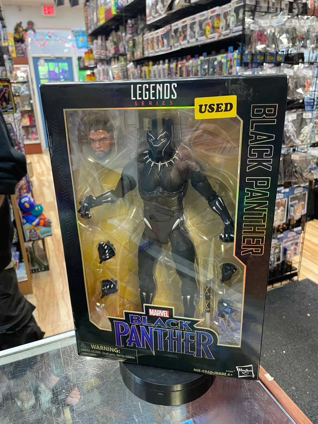 Black Panther -Deluxe 12"- (Marvel Legends, Hasbro) **COMPLETE** product image 7, provided for visual reference and product