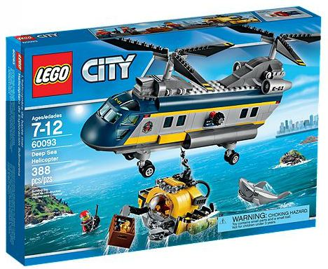 60093 Deep Sea Helicopter (Retired) (Certified Complete) product image 1, provided for visual reference and product detail