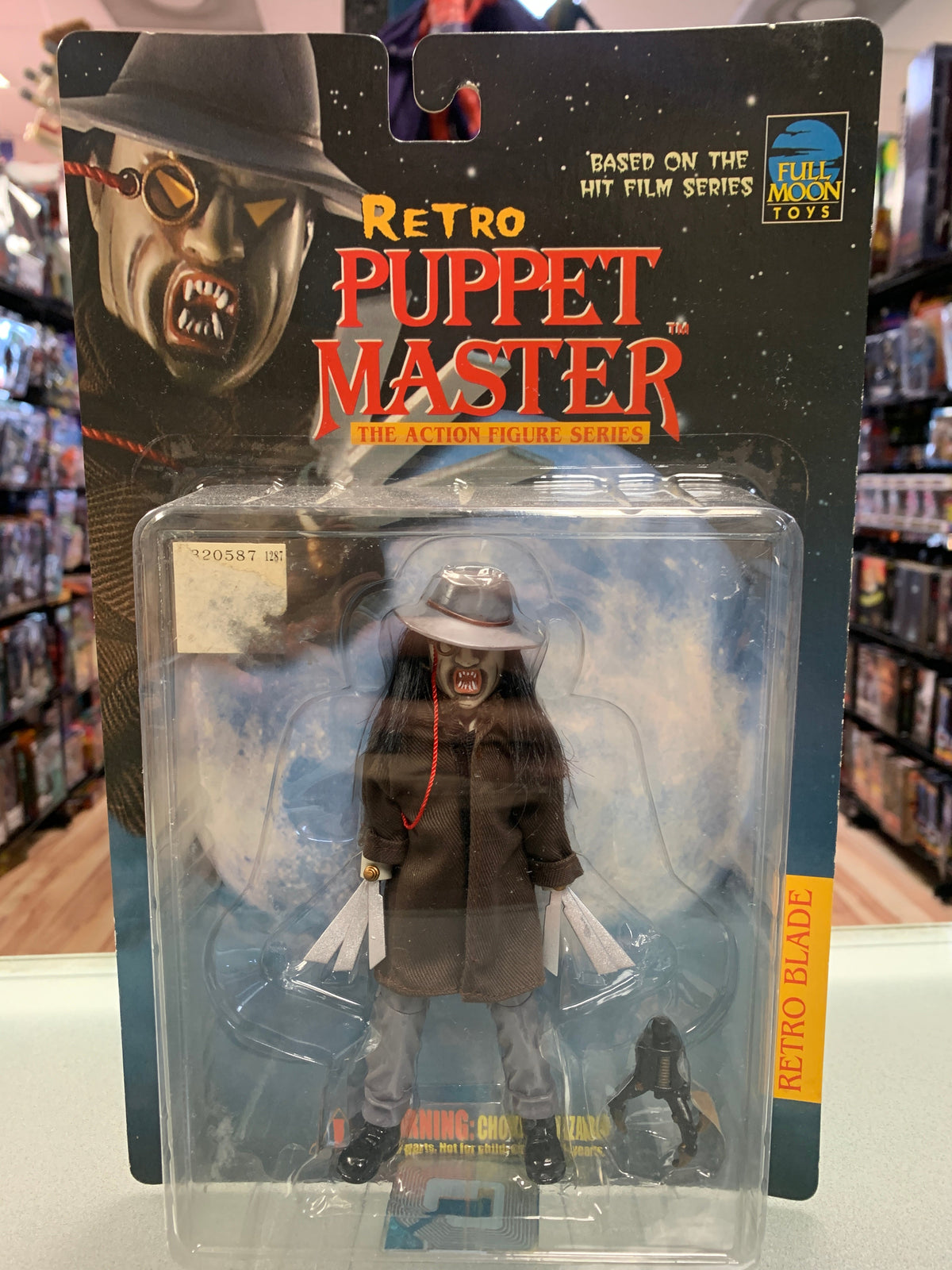 Retro Blade (Vintage Retro Puppet Master, Full Moon Toys) product image 1, provided for visual reference and product detail