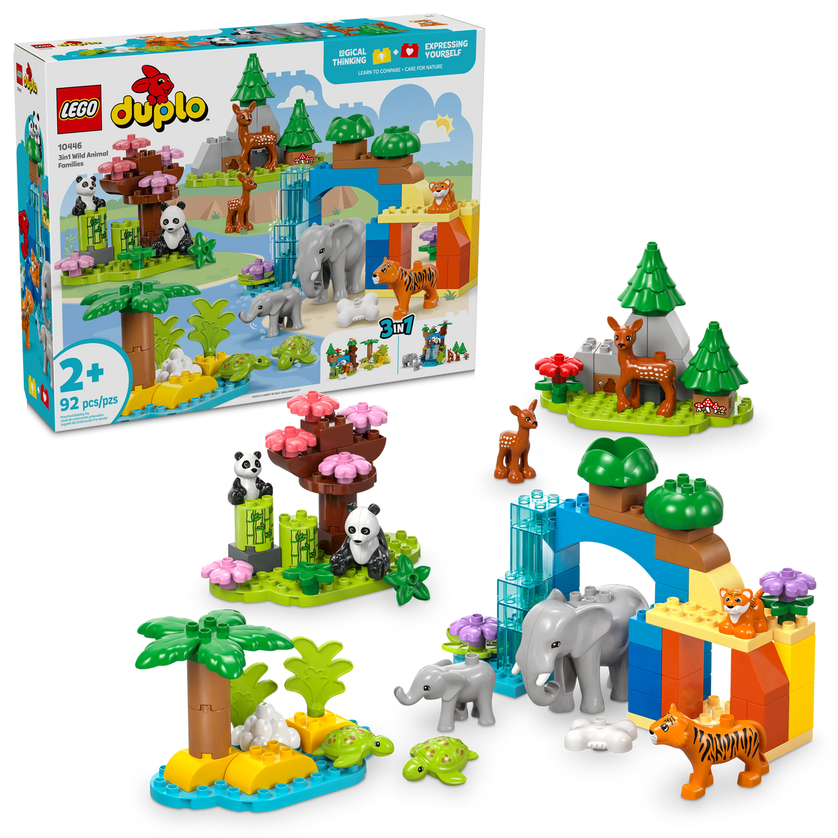 10446 3in1 Wild Animal Families product image 1, provided for visual reference and product detail review