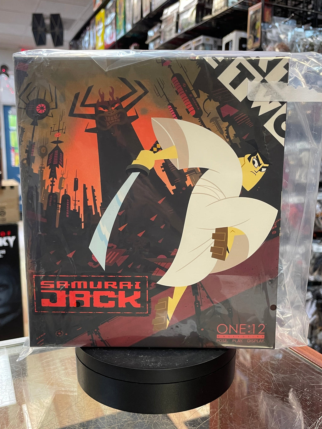 Samurai Jack (Mezco One:12, Cartoon Network) **SEALED** product image 1, provided for visual reference and product detail