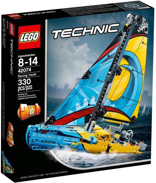 42074 Racing Yacht (Retired) (Certified Complete) product image 1, provided for visual reference and product detail review