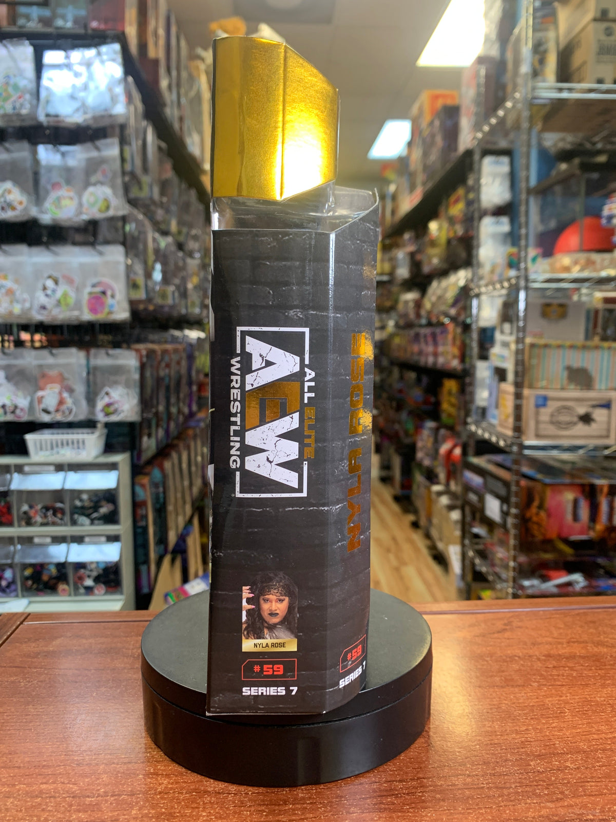 Nyla Rose **CHASE 1 of 5000** (All Elite Wrestling AEW, Jazwares) **SEALED** product image 3, provided for visual reference