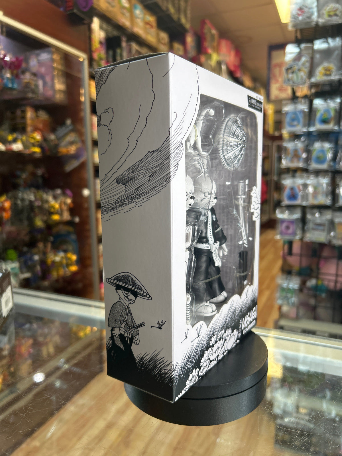 Sakai Usagi Yojimbo -Black White- (TMNT Ninja Turtles, NECA) SEALED product image 2, provided for visual reference and
