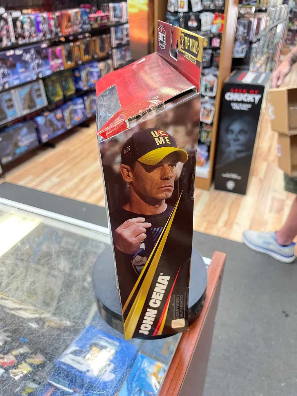 John Cena -Top Picks- (WWE Elites, Mattel) **SEALED** product image 8, provided for visual reference and product detail