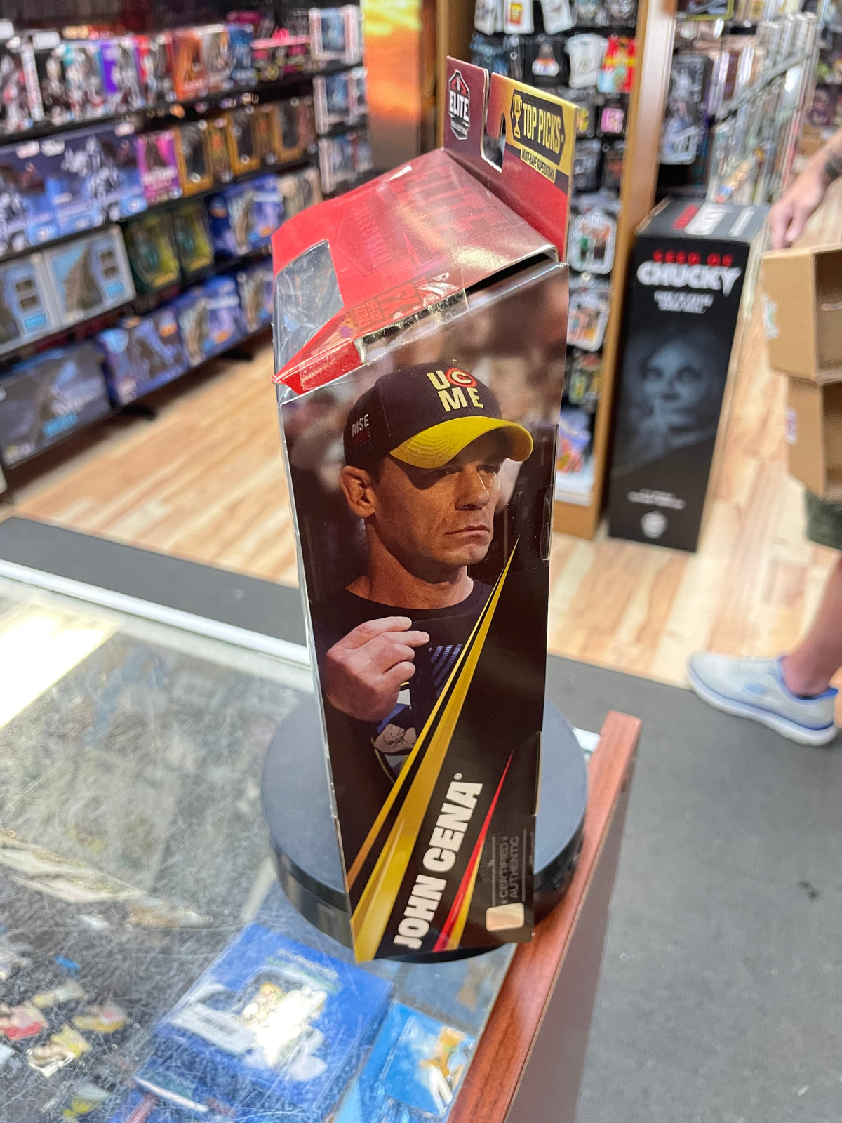 John Cena -Top Picks- (WWE Elites, Mattel) **SEALED** product image 8, provided for visual reference and product detail