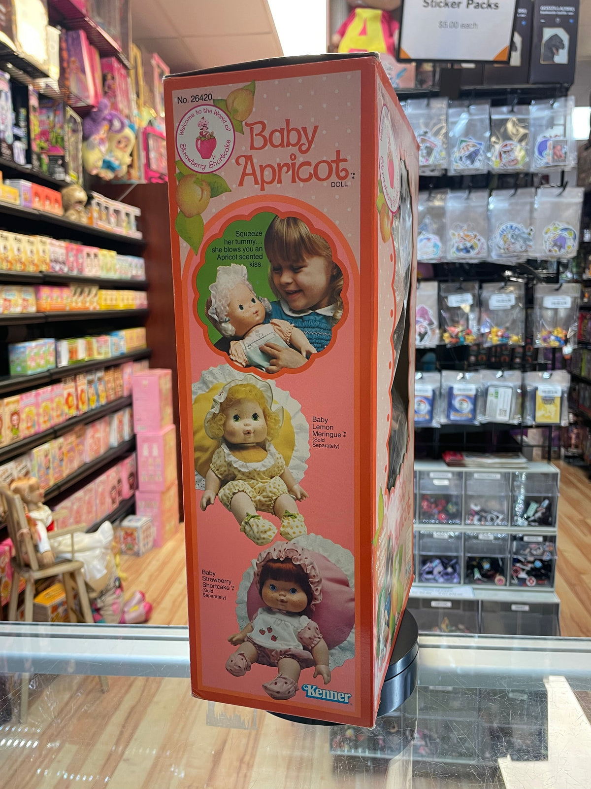 Baby Apricot Doll (Vintage Strawberry Shortcake, Kenner) **Open Box** product image 3, provided for visual reference and